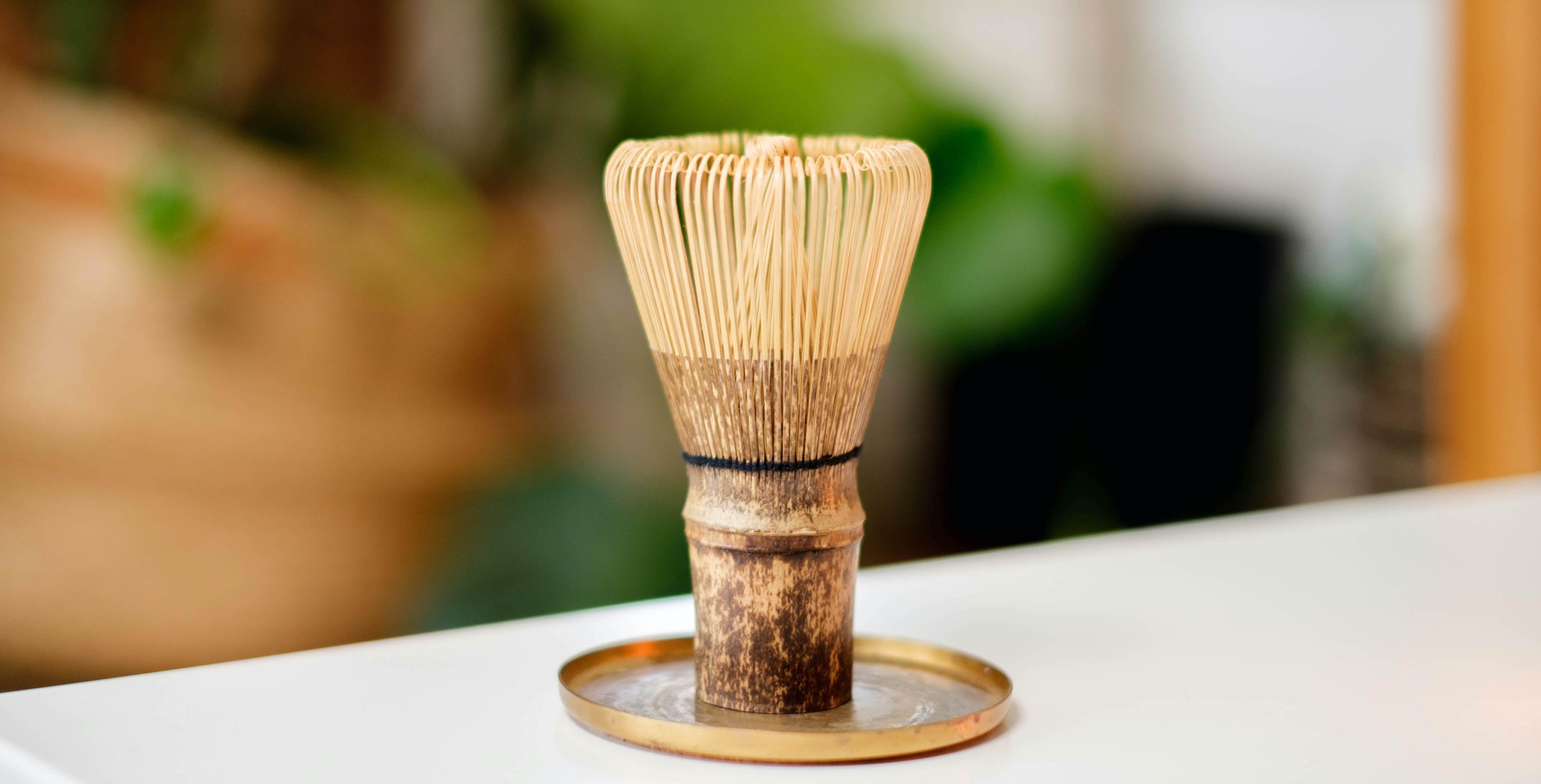 Rare Purple Bamboo Matcha Green Tea Chasen Whisk