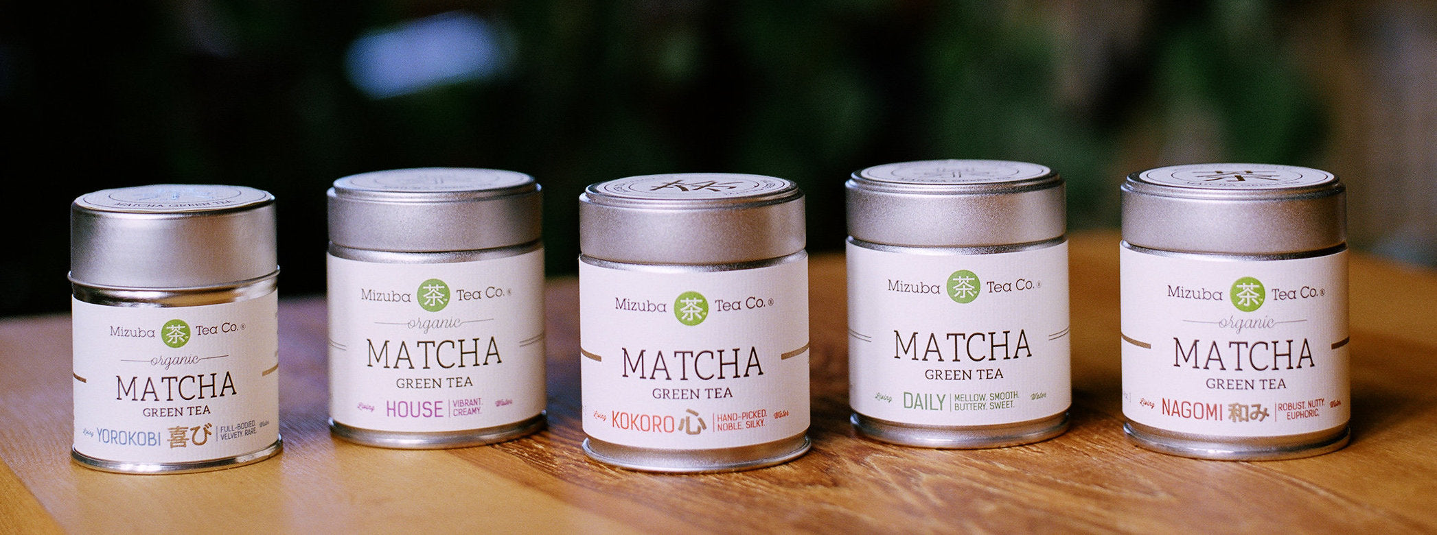 Mizuba Matcha Green Tea Tins