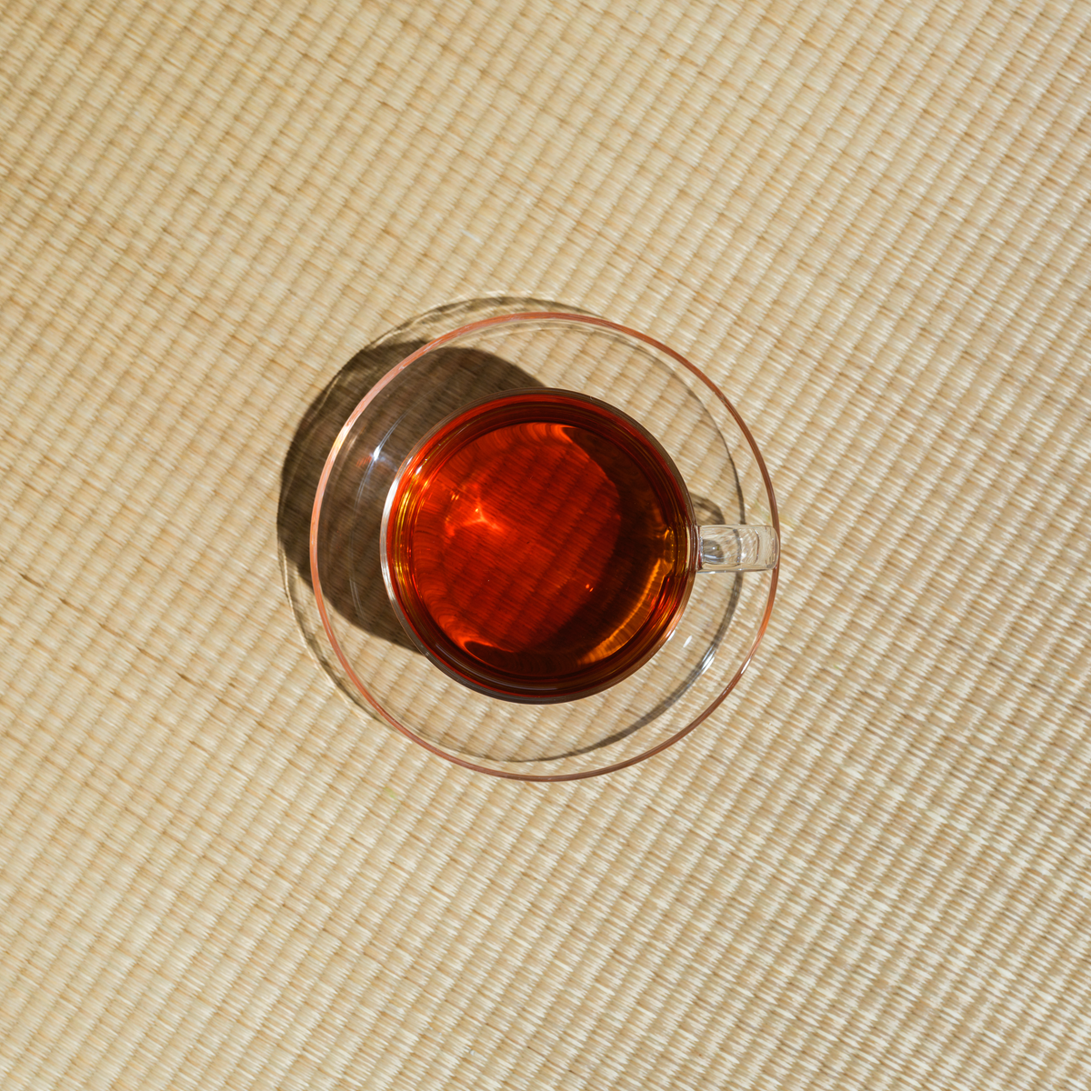 Brewed Tea in a glass cup