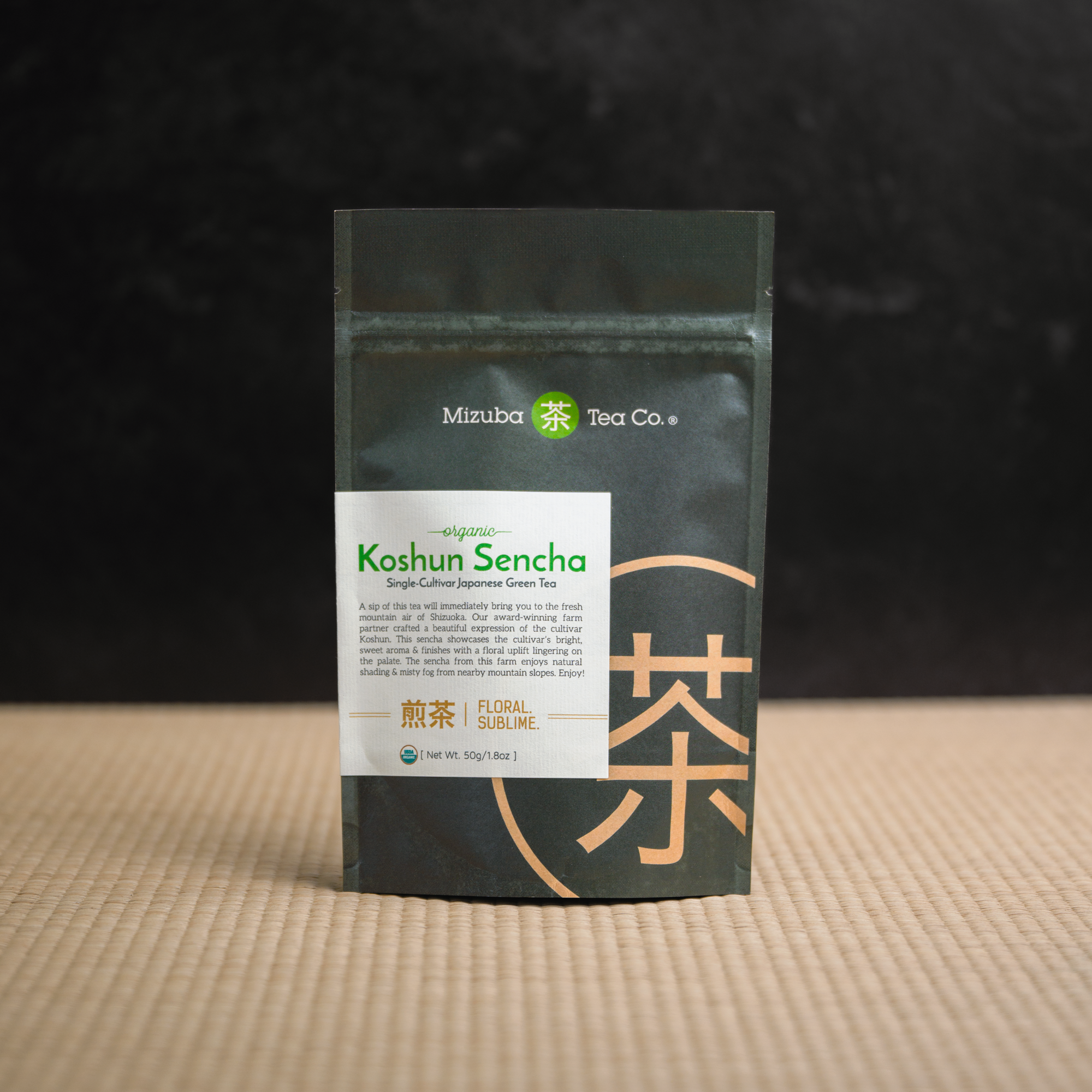 Organic Koshun Sencha packet