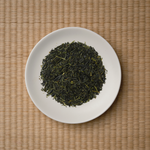 Organic Koshun Sencha with cups and teapot