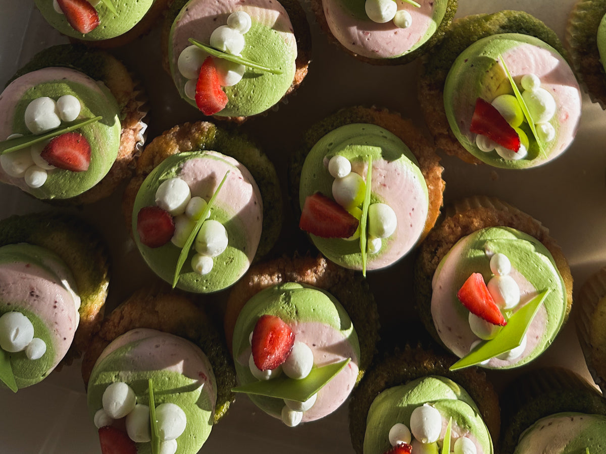 Matcha baked muffins