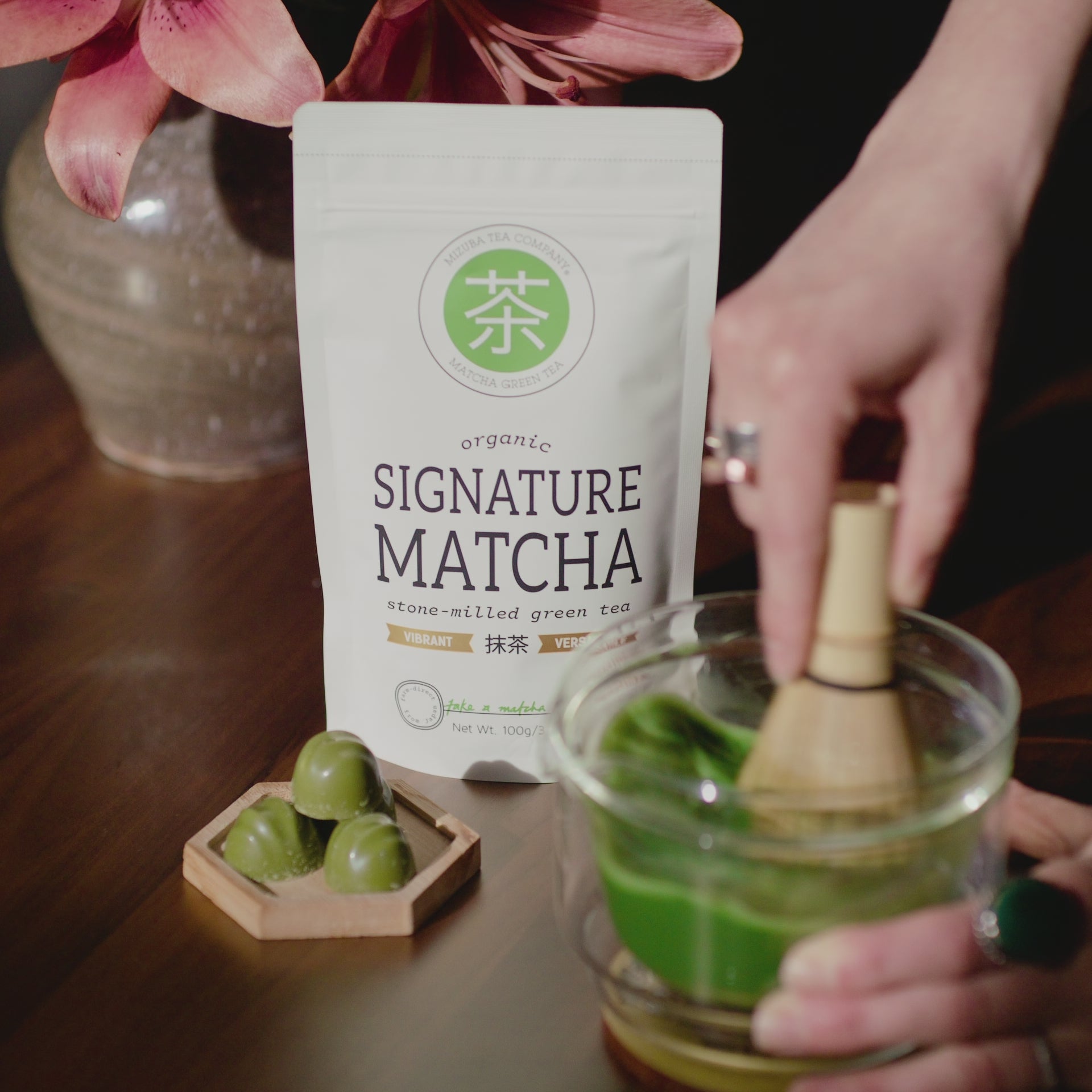Video of Mizuba Tea's Signature Matcha