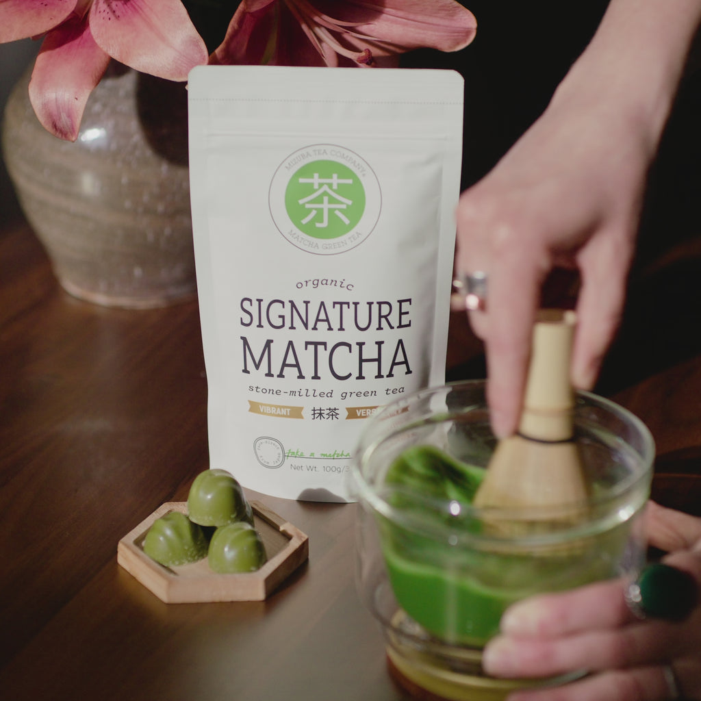 Video of Mizuba Tea's Signature Matcha
